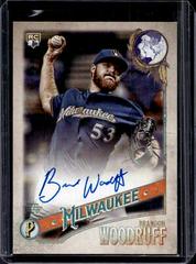 Brandon Woodruff [GQ Logo Swap] Baseball Cards 2018 Topps Gypsy Queen Autographs Prices
