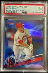 Mike Trout [Blue Refractor] Baseball Cards 2017 Bowman's Best Prices