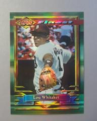 Lou Whitaker [Refractor] Baseball Cards 1994 Finest Prices