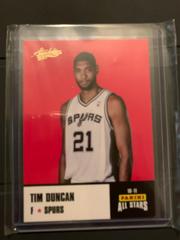 Tim Duncan Basketball Cards 2010 Panini Absolute Memorabilia 10-11 Prices