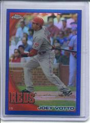 Joey Votto [Blue Refractor] Baseball Cards 2010 Topps Chrome Prices