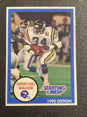 Herschel Walker [Blue] Football Cards 1990 Kenner Starting Lineup Prices
