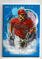 Mike Trout [Blue] Baseball Cards 2019 Topps Inception Prices