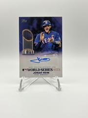 Jonah Heim Baseball Cards 2024 Topps World Series Champion Autograph Prices