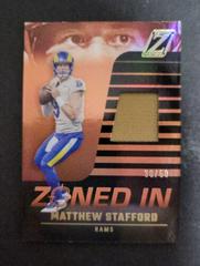 Matthew Stafford [Prime] #ZI-4 Football Cards 2022 Panini Zenith Zoned In Prices