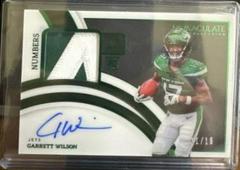 Garrett Wilson [Patch Autograph Emerald] Football Cards 2022 Panini Immaculate Collection Prices