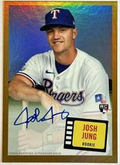 Josh Jung [Gold] #57HS-JJ Baseball Cards 2023 Topps Archives 1957 Topps Hit Stars Autographs Prices