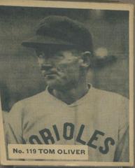 Tom Oliver Baseball Cards 1936 World Wide Gum Prices