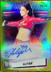 Aliyah [Gold Refractor] Wrestling Cards 2021 Topps Chrome WWE Autographs Prices