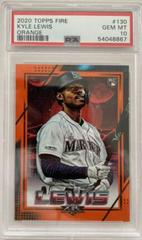 Kyle Lewis [Orange] Baseball Cards 2020 Topps Fire Prices