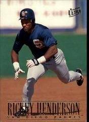 Rickey Henderson #558 Baseball Cards 1996 Ultra Prices