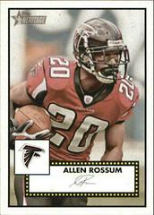Allen Rossum Football Cards 2006 Topps Heritage Prices