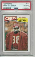 Carlos Carson #164 Football Cards 1987 Topps Prices