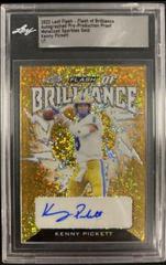 Kenny Pickett [Metalized Sparkles Snakeskin] Football Cards 2022 Leaf Flash Autographs Prices