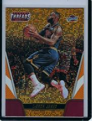 LeBron James [Dazzle Orange] Basketball Cards 2016 Panini Threads Prices