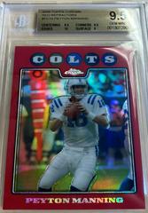 Peyton Manning [Red Refractor] #TC10 Football Cards 2008 Topps Chrome Prices