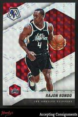 Rajon Rondo [White Mosaic] #61 Basketball Cards 2020 Panini Mosaic Prices