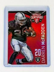 Darren McFadden [Mirror Platinum Red] #67 Football Cards 2014 Panini Totally Certified Prices