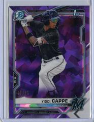 Yiddi Cappe [Purple] #BCP-199 Baseball Cards 2021 Bowman Chrome Sapphire Prospects Prices