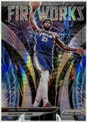 Joel Embiid [Hyper Prizm] Basketball Cards 2021 Panini Prizm Fireworks Prices