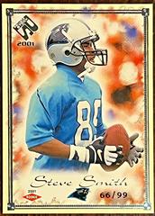 Steve Smith [Silver Framed] #113 Football Cards 2001 Pacific Private Stock Prices