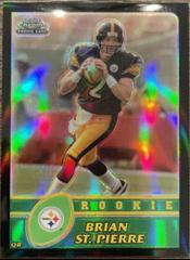 Brian St. Pierre [Black Refractor] Football Cards 2003 Topps Chrome Prices