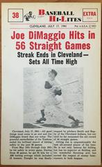Joe DiMaggio Hits #38 Baseball Cards 1960 NU Card Baseball Hi Lites Prices