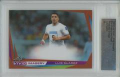 Luis Suarez [Orange] #VI-LS1 Soccer Cards 2022 Leaf Vivid Imagery Prices