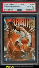 Stephon Marbury #156 Basketball Cards 1996 Skybox Z Force Prices