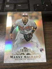 Manny Machado #93 Baseball Cards 2013 Topps Tribute Prices
