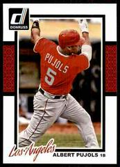 Albert Pujols #95 Baseball Cards 2014 Donruss Prices