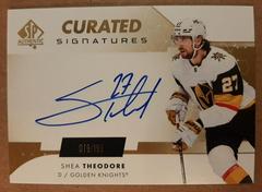 Shea Theodore #SPC-ST Hockey Cards 2022 SP Authentic Curated Signatures Prices