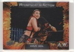 Hikaru Shida Wrestling Cards 2021 Upper Deck AEW Wednesday in Action Prices