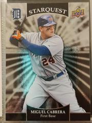 Miguel Cabrera [Silver Comon] #SQ-19 Baseball Cards 2009 Upper Deck Starquest Prices