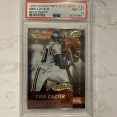 Cris Carter [Gold Ingot] Football Cards 1999 Collector's Edge Fury Prices