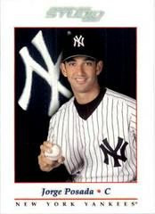 Jorge Posada Baseball Cards 2001 Studio Prices