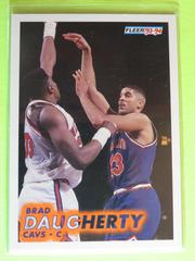 Brad Daugherty #35 Basketball Cards 1993 Fleer Prices