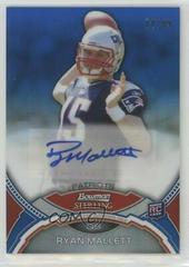 Ryan Mallett [Blue Refractor] #BSARM Football Cards 2011 Bowman Sterling Autograph Prices