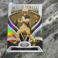 Kyler Murray #GT-4 Football Cards 2022 Panini Certified Gold Team Prices