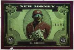 Elijah Green [Purple] #NM-15 Baseball Cards 2023 Bowman Platinum New Money Prices