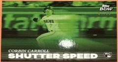 Corbin Carroll [Night Vision] #2 Baseball Cards 2023 Topps Black and White Prices