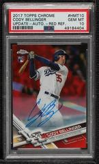 Cody Bellinger [Red Refractor] #RA-CB Baseball Cards 2017 Topps Chrome Rookie Autographs Prices
