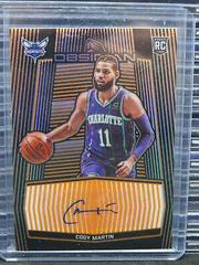 Cody Martin [Electric Etch Orange] #RA-CMT Basketball Cards 2019 Panini Obsidian Rookie Autographs Prices