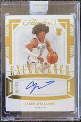 Jalen Williams [Gold] #36 Basketball Cards 2022 Panini Flawless Excellence Signature Prices