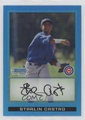 Starlin Castro [Blue Refractor] #BCP183 Baseball Cards 2009 Bowman Chrome Prospects Prices