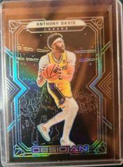 Anthony Davis [Blue] #3 Basketball Cards 2021 Panini Obsidian Prices