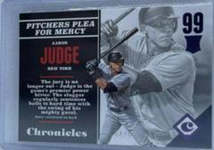 Aaron Judge [Purple] #110 Baseball Cards 2017 Panini Chronicles Prices