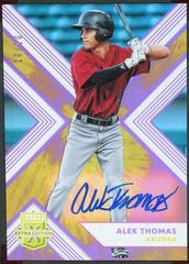 Alek Thomas [Autograph Tie Dye] #62 Baseball Cards 2018 Panini Elite Extra Edition Prices