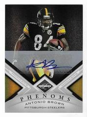 Antonio Brown [Monikers Autograph Silver] Football Cards 2010 Panini Limited Prices