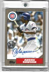 Andre Dawson [Black] #87BA-AD Baseball Cards 2022 Topps 1987 Autographs Prices